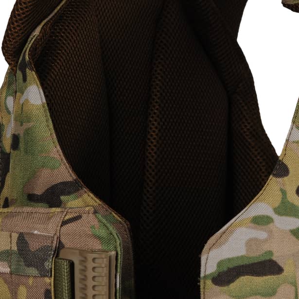 11 - Плитоноска женская Warmor gen.3 FL (for Ladies). Без подсумков. С быстрым боковым и верхним сбросом (без плит). Мультикам.