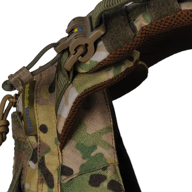 12 - Плитоноска женская Warmor gen.3 FL (for Ladies). Без подсумков. С быстрым боковым и верхним сбросом (без плит). Мультикам.