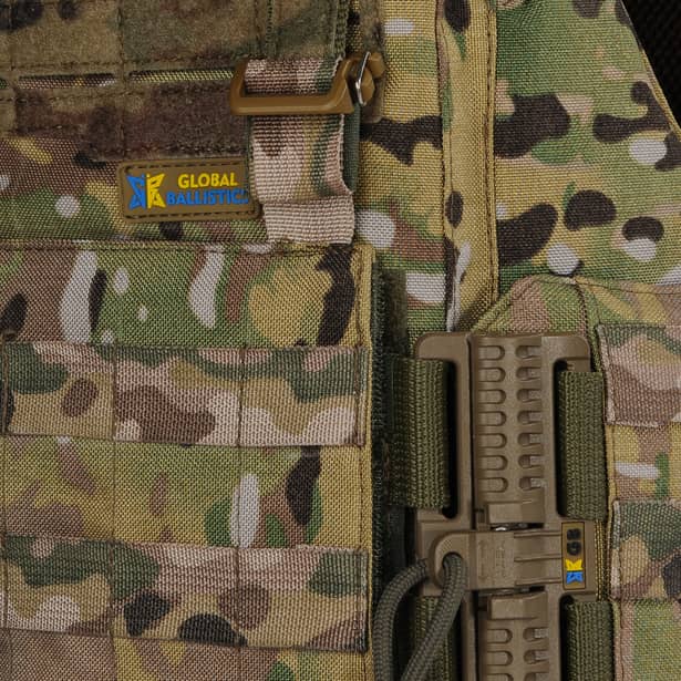 13 - Плитоноска женская Warmor gen.3 FL (for Ladies). Без подсумков. С быстрым боковым и верхним сбросом (без плит). Мультикам.