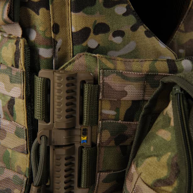 11 - Плитоноска женская Warmor gen.3 FL MAX (for Ladies). С максимальным набором подсумков и защитой шеи 1 класс ДСТУ. Мультикам.