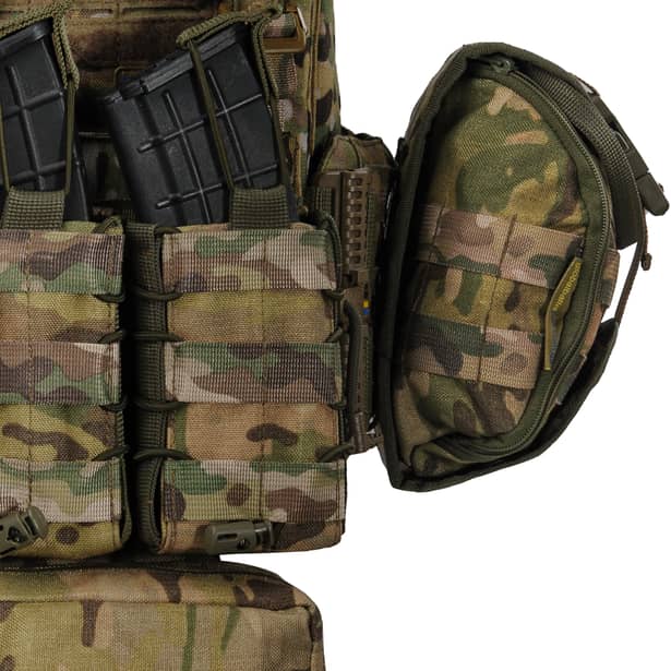 6 - Плитоноска жіноча Warmor gen.3 FL MAX (for Ladies). З максимальним набором підсумків, швидким боковим та верхнім скиданням (без плит). Мультикам.