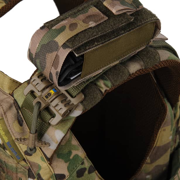 7 - Плитоноска жіноча Warmor gen.3 FL MAX (for Ladies). З максимальним набором підсумків, швидким боковим та верхнім скиданням (без плит). Мультикам.