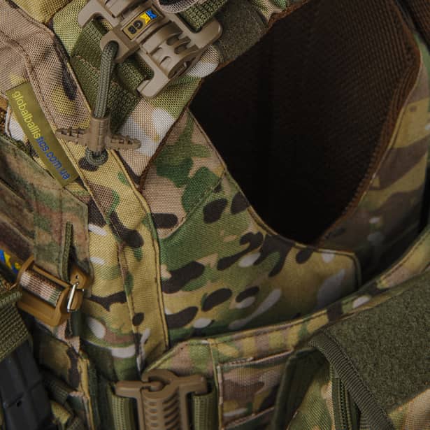 8 - Плитоноска жіноча Warmor gen.3 FL MAX (for Ladies). З максимальним набором підсумків, швидким боковим та верхнім скиданням (без плит). Мультикам.