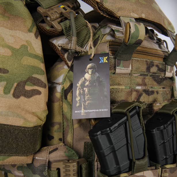 13 - Плитоноска жіноча Warmor gen.3 FL MAX (for Ladies) (без плит). З максимальним набором підсумків, захистом шиї та плечей по 1 класу ДСТУ. Мультикам.