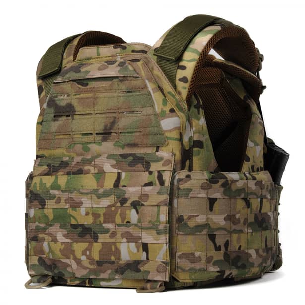 4 - Плитоноска женская Warmor gen.3 FL (for Ladies). С подсумками под магазины АК и быстрым боковым и верхним сбросом (без плит). Мультикам.