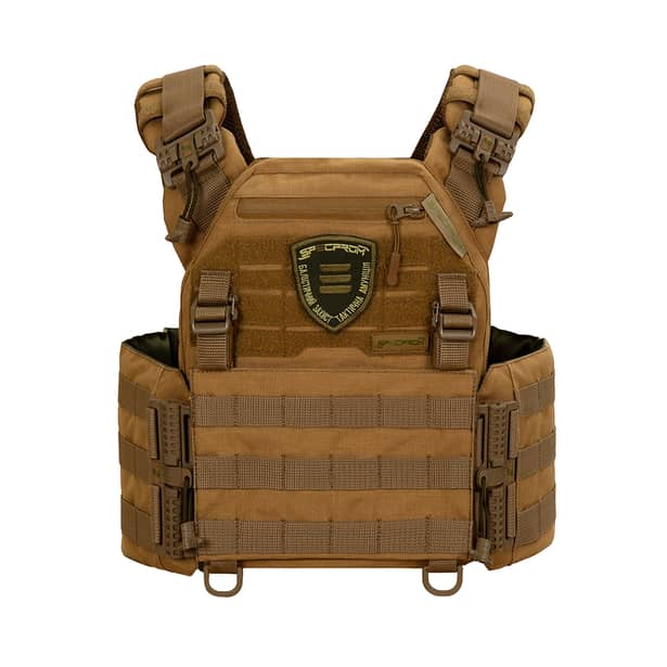6 - Плитоноска Warmor Gen.3 Pro з системою швидкого скидання. Molle. Колір Койот