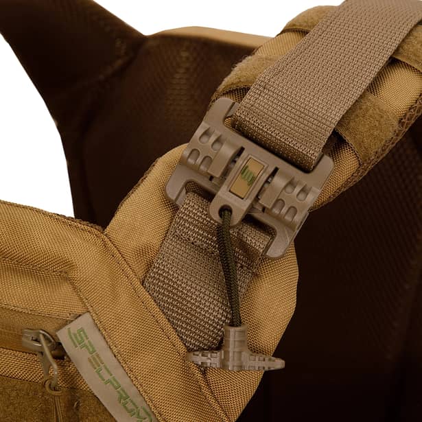 13 - Плитоноска Warmor gen.3 Pro Max XL Койот. Система швидкого скидання. 7 підсумок. (Великого розміру)