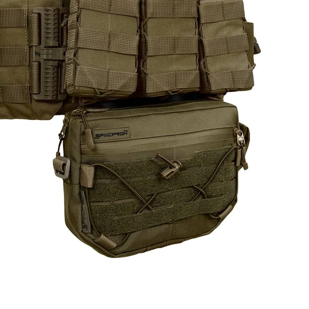 11 - Плитоноска Warmor gen.3 Pro Max XL Олива. Система швидкого скидання. 7 підсумок. (Великого розміру)