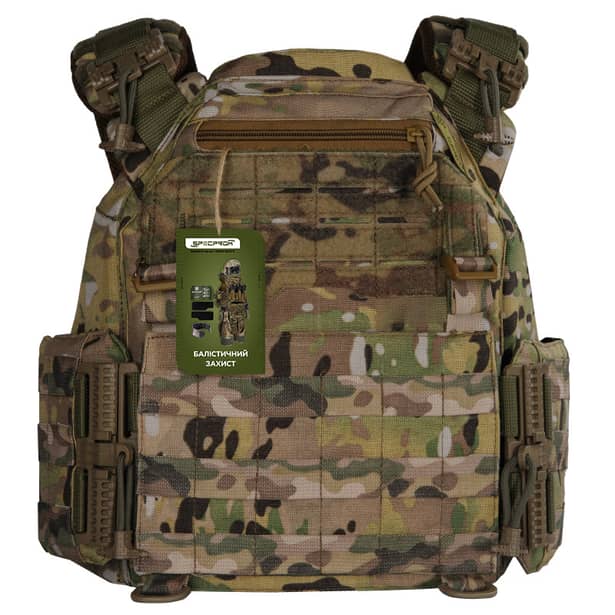 1 - Плитоноска женская Warmor gen.3 FL SPECPROM (for Ladies). Без подсумков. С быстрым боковым и верхним сбросом (без плит). Мультикам.