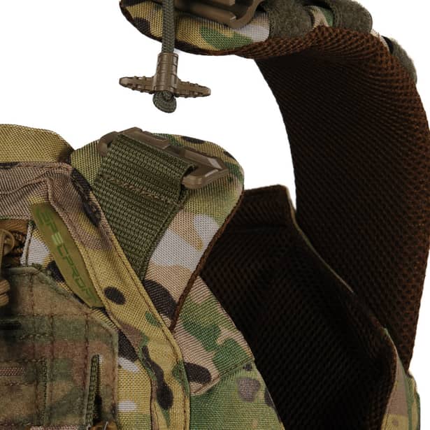 5 - Плитоноска женская Warmor gen.3 FL SPECPROM (for Ladies). Без подсумков. С быстрым боковым и верхним сбросом (без плит). Мультикам.