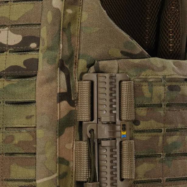 7 - Плитоноска Warmor Gen.6. З системою швидкого скидання, для бронеплит розміром 25х30 см. Колір Мультикам