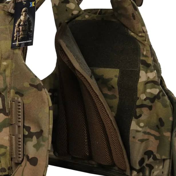 7 - Плитоноска Warmor Gen.6. Мультикам. Органайзер комбинирований под 3 магазина