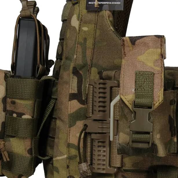 2 - Плитоноска Warmor Gen.6 PRO MAX. Мультикам. Максимальний набір підсумків