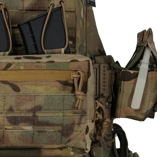 10 - Плитоноска Warmor Gen.6 PRO MAX. Мультикам. Максимальний набір підсумків