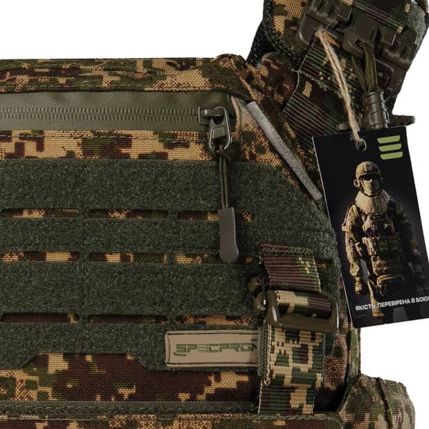 8 - Плитоноска Warmor gen.3 Pro SPECPROM з системою швидкого скидання. Хижак