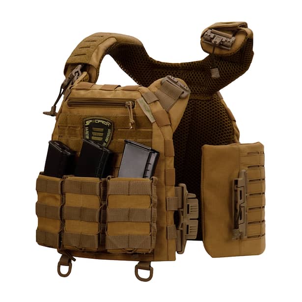 3 - Плитоноска SPECPROM WARMOR Gen.5 V2 +3 підсумки АК Койот