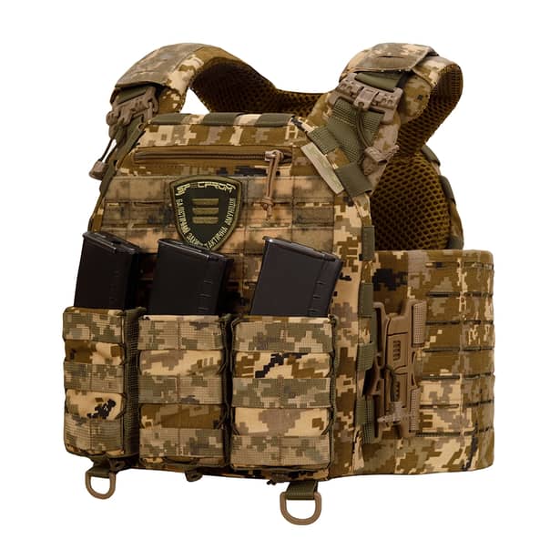 1 - Плитоноска SPECPROM WARMOR Gen.5 V2 +3 підсумки АК Піксель