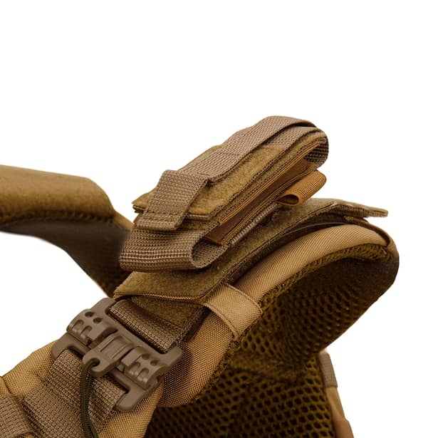 6 - Плитоноска SPECPROM WARMOR Gen.5 V2 з повним комплектом підсумків Койот