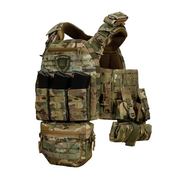 1 - Плитоноска SPECPROM WARMOR Gen.5 V2 з повним комплектом підсумків Мультикам