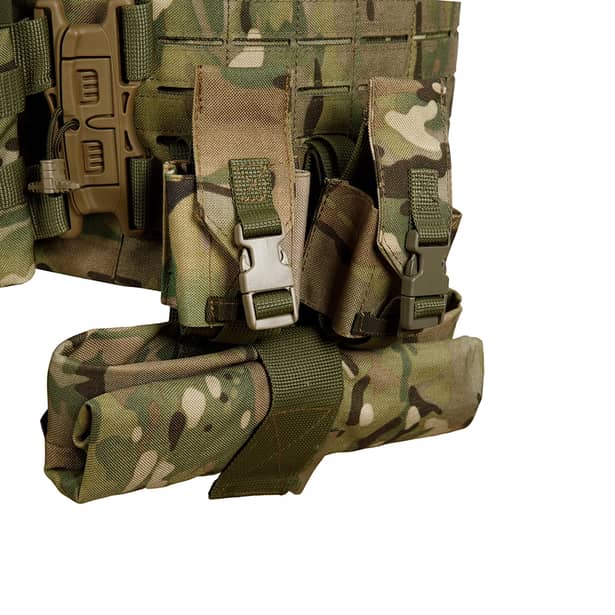 7 - Плитоноска SPECPROM WARMOR Gen.5 V2 з повним комплектом підсумків Мультикам