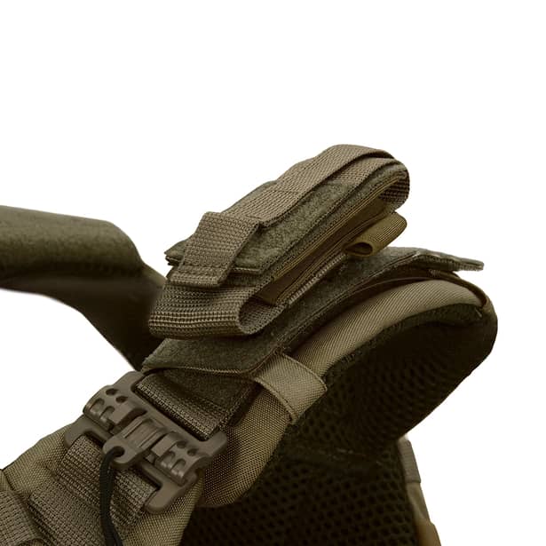 4 - Плитоноска SPECPROM WARMOR Gen.5 V2 з повним комплектом підсумків Олива