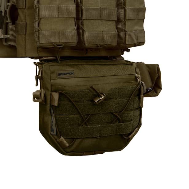 5 - Плитоноска SPECPROM WARMOR Gen.5 V2 з повним комплектом підсумків Олива