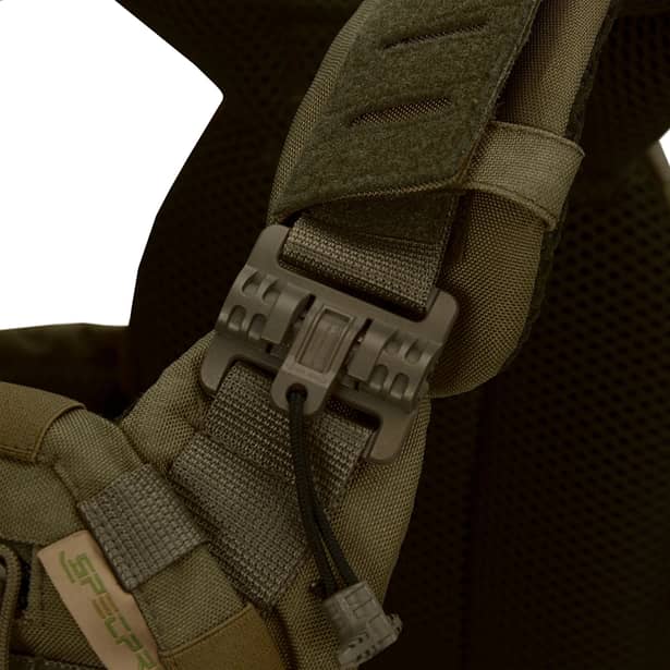 12 - Плитоноска SPECPROM WARMOR Gen.5 V2 з повним комплектом підсумків Олива