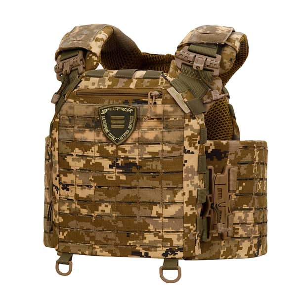 11 - Плитоноска SPECPROM WARMOR Gen.5 V2 з повним комплектом підсумків Піксель