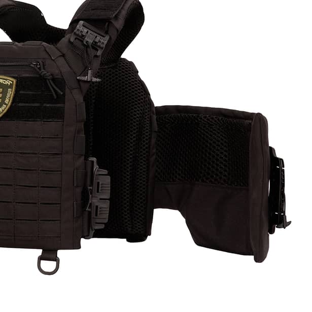 6 - Плитоноска SPECPROM WARMOR Gen.5 V2 з повним комплектом підсумків Чорний