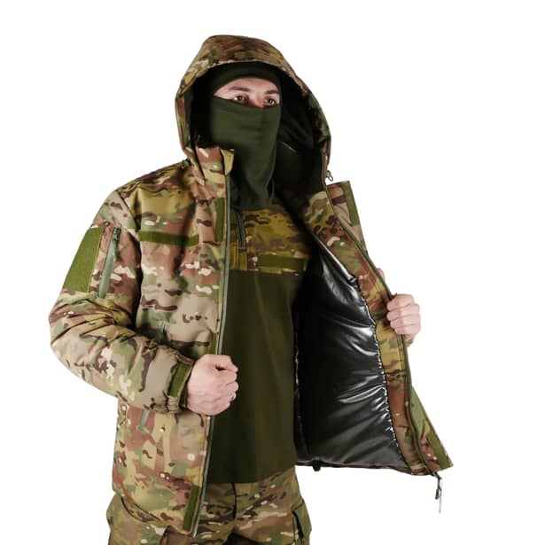 2 - Бушлат зимний Kiborg Omni-Heat. Мультикам