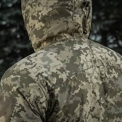 5 - Куртка тактична зимова M-Tac Alpha Gen.IV Pro Primaloft. Піксель MM14