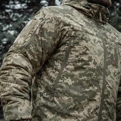 7 - Куртка тактична зимова M-Tac Alpha Gen.IV Pro Primaloft. Піксель MM14