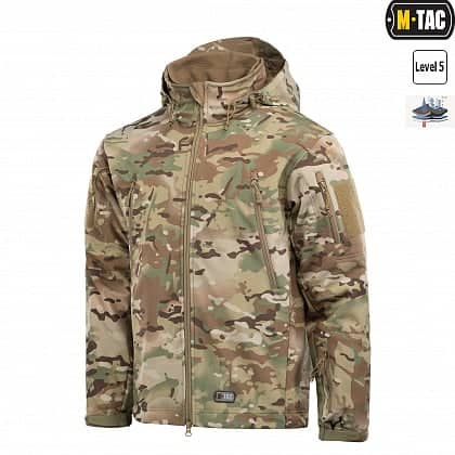 1 - Куртка тактична M-Tac Soft Shell з підстібкою МС. Мультикам