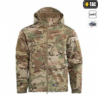 3 - Куртка тактична M-Tac Soft Shell з підстібкою МС. Мультикам