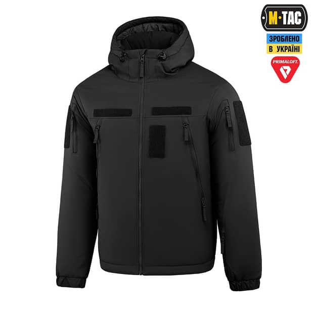 1 - Куртка тактична зимова M-Tac Alpha Gen.IV Pro Primaloft. Чорний