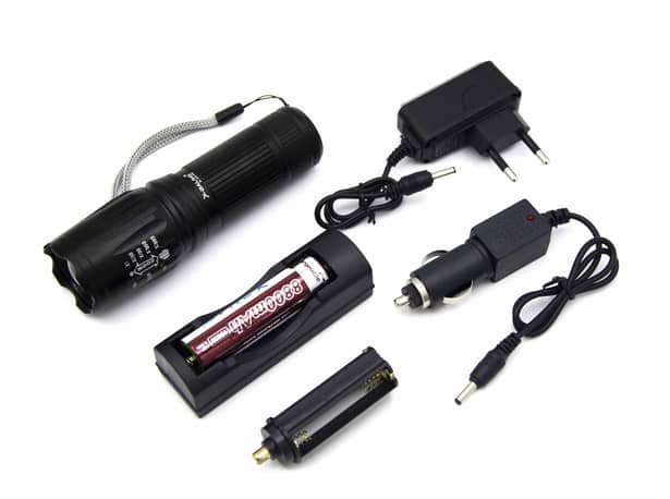 2 - Ліхтар ручний Police BL-200 P50 LED, Чорний