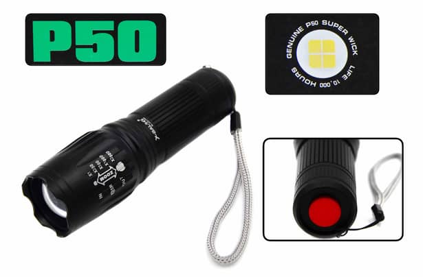 3 - Ліхтар ручний Police BL-200 P50 LED, Чорний
