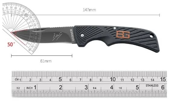 3 - Ніж складний Gerber A292 з серейтором