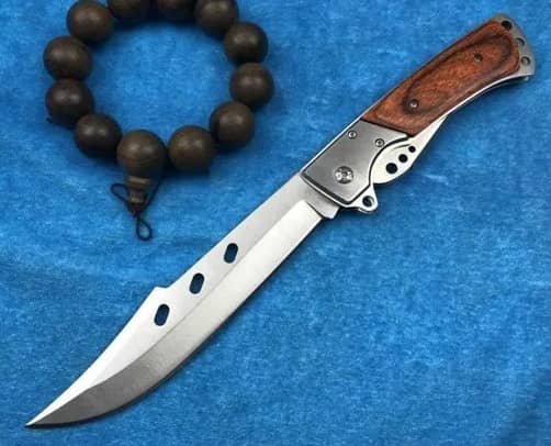 5 - Нож складной Columbia A159 дерево