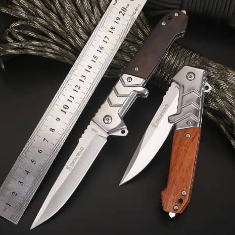 4 - Нож складной Browning FA56, A1033A, Коричневый