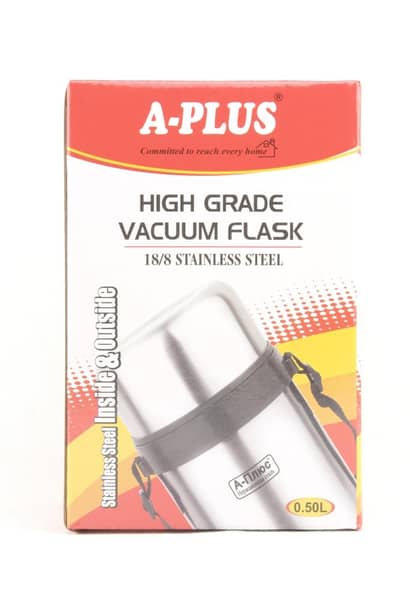 3 - Термос из нержавеющей стали A-Plus 1662 500 мл Серый