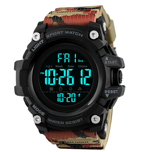 2 - Годинник наручний SKMEI 1384CMRD, Камуфляж
