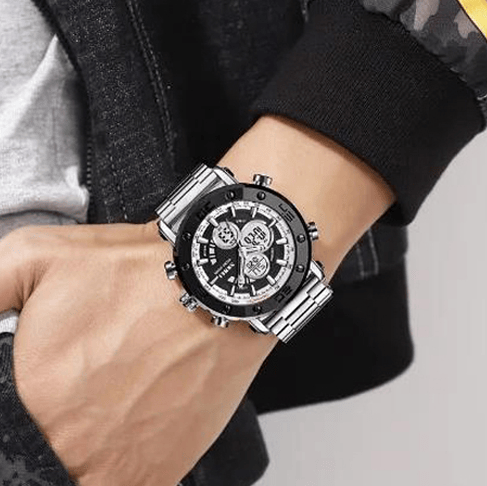 5 - Годинник наручний SKMEI 1636SIWT, Сірий