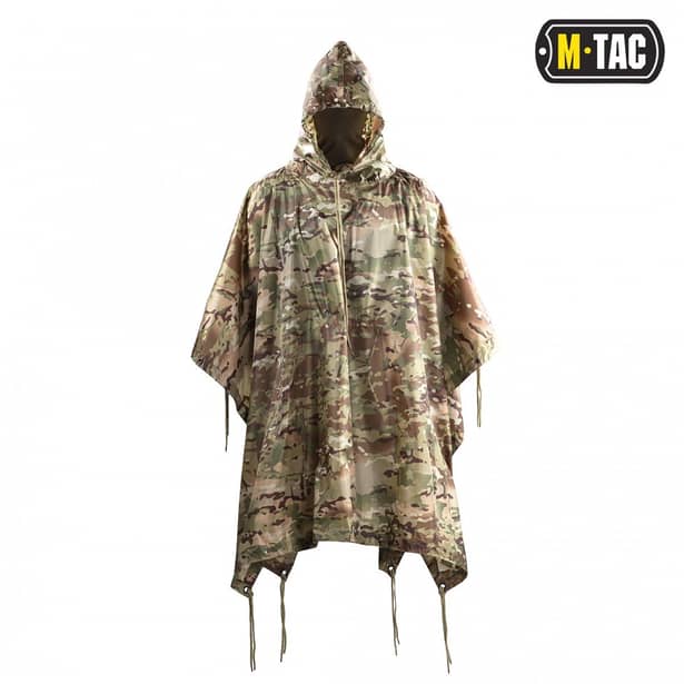 1 - Тактичне пончо M-Tac. Мультикам