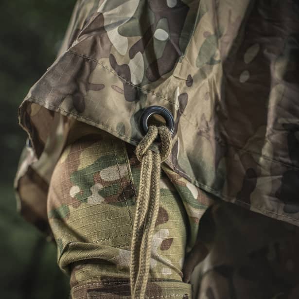 6 - Тактичне пончо M-Tac. Мультикам