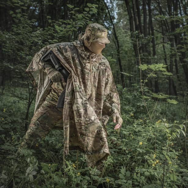 10 - Тактичне пончо M-Tac. Мультикам