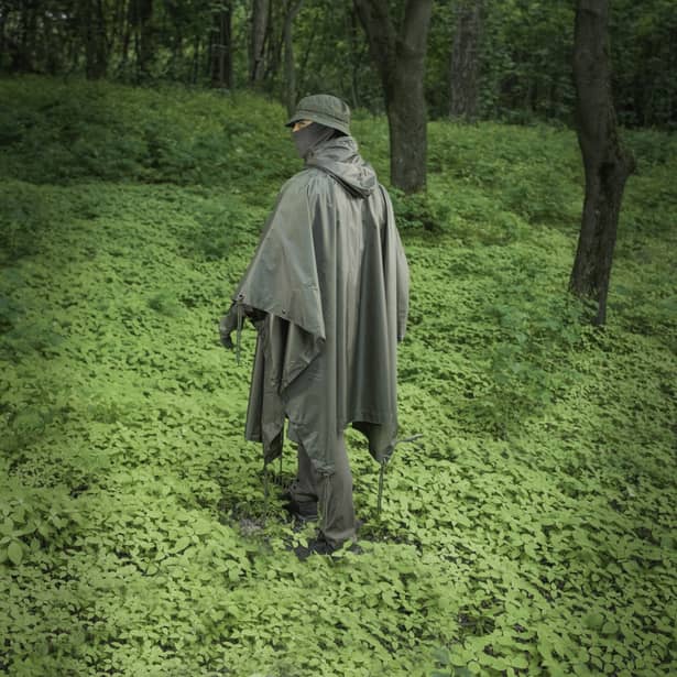 13 - Тактичне пончо M-Tac. Олива