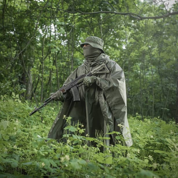 14 - Тактичне пончо M-Tac. Олива