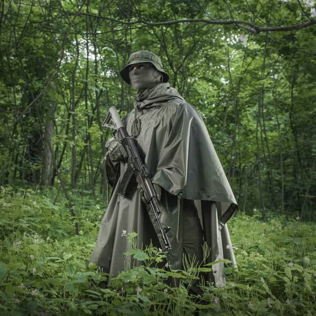 15 - Тактичне пончо M-Tac. Олива