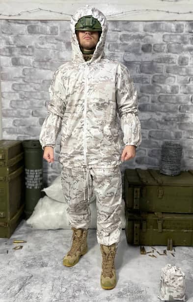 11 - Маскувальний костюм SPECPROM. Зимовий. Dark Grey